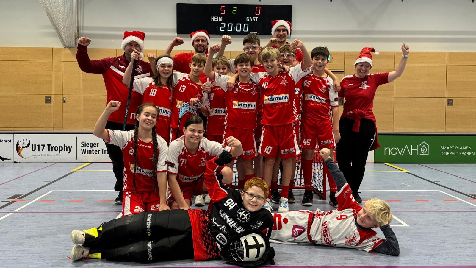 Die U13 der Red Hocks kann sich nach den Ferien der Vorbereitung auf die Meisterrunde widmen. (Foto: Privat)