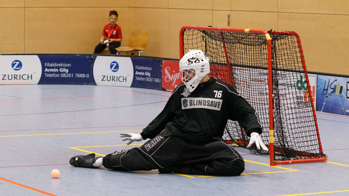 Mit Felix Schröppel steht den Red Hocks weiterhin ein sicherer Rückhalt zur Verfügung. (Foto: Finkenzeller)