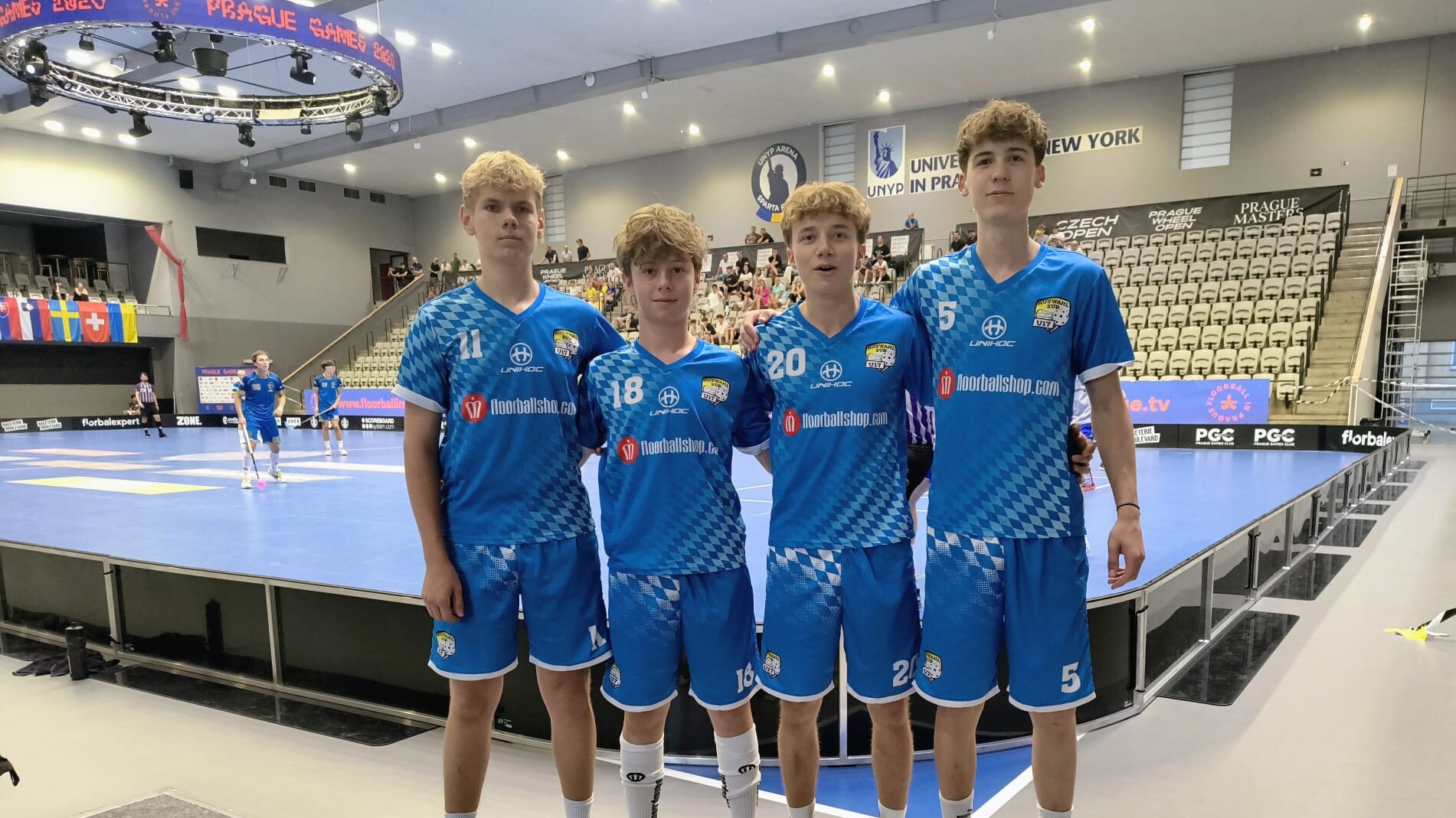 Paul Denk, Valentin Bauer, Jeremias Probst, Luca Scharnagl. (Foto: Privat)