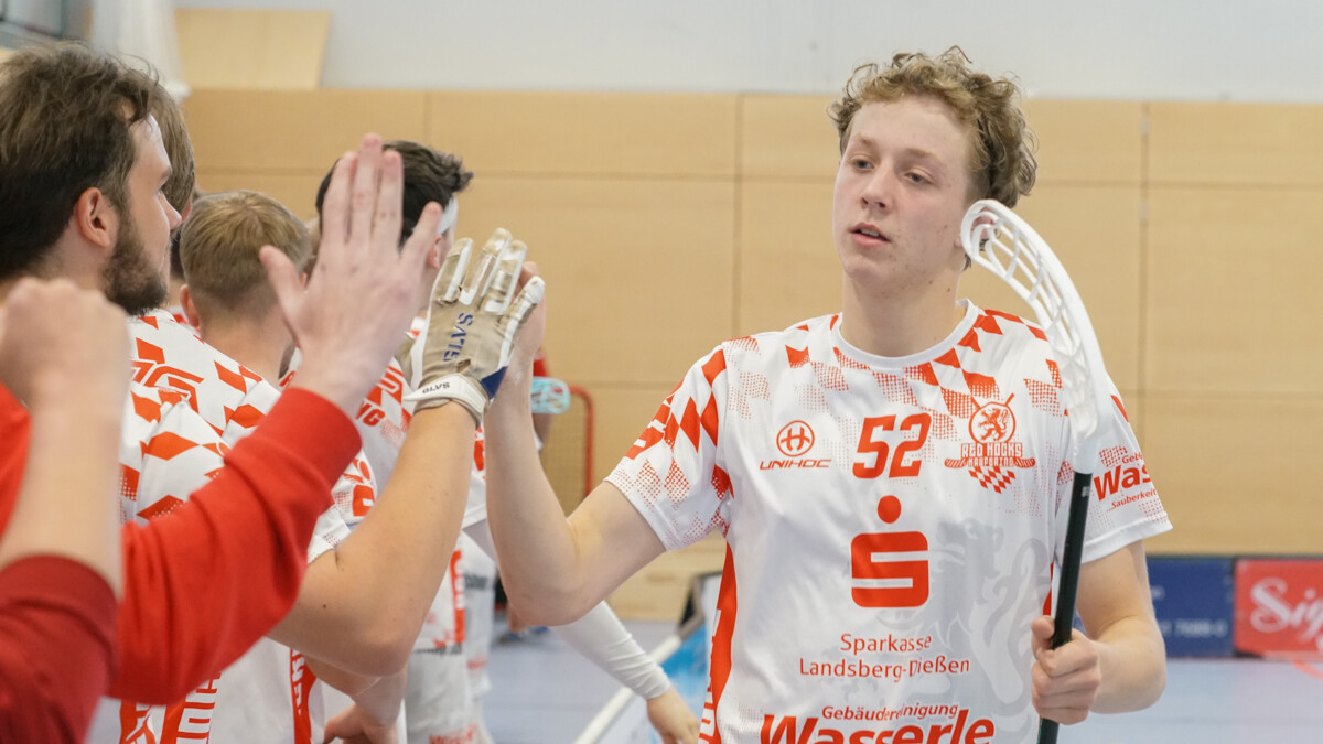 Macht rasche Fortschritte: Gregor Denk ist bei den Red Hocks als feste Größe für die 1. FBL eingeplant. (Foto: Finkenzeller)