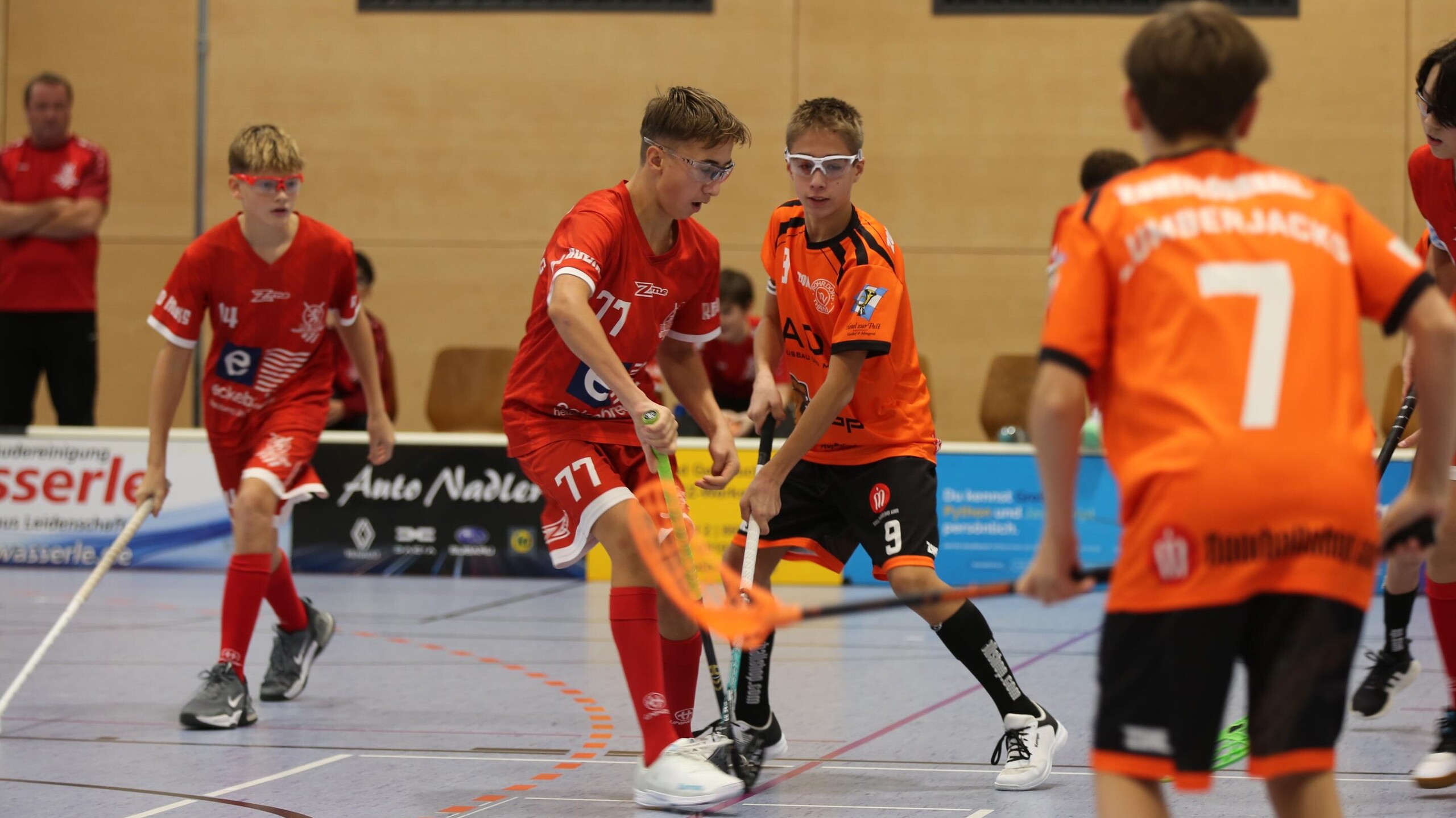 Die U15 der Red Hocks hat die bayerische Vorrunde gemeinsam mit zwei weiteren Teams an der Tabellenspitze beendet. Jetzt folgt die Meisterrunde. (Foto: Börsch)