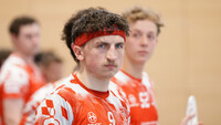 Torschütze und Führungsspieler: Die Red Hocks können auch zurück in der 1. FBL auf Benedikt „Boris“ Föhr bauen. (Foto: Finkenzeller)