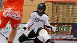 Endstation Dominik Bürger: Kauferings Schlussmann verdiente sich gegen die Eisbären Juniors einen Shutout. (Foto: Archiv/Finkenzeller)