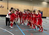So freute sich die U13 der Red Hocks über ihren bayerischen Titel. Am Sonntag steht in Landsberg die Süddeutsche Meisterschaft an. (Foto: Privat)