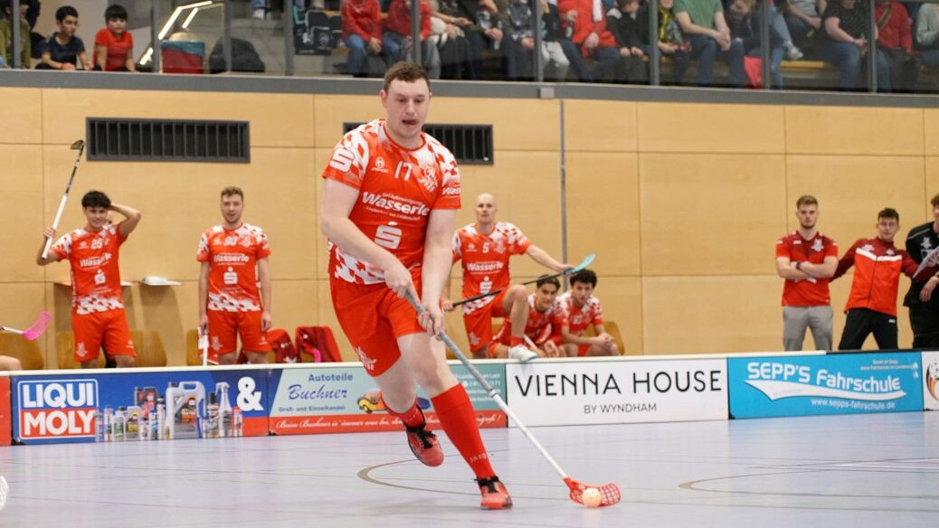 Raphael Heinzelmann und die Red Hocks streben am Samstag und Sonntag die volle Punkteausbeute an. (Foto: Finkenzeller)