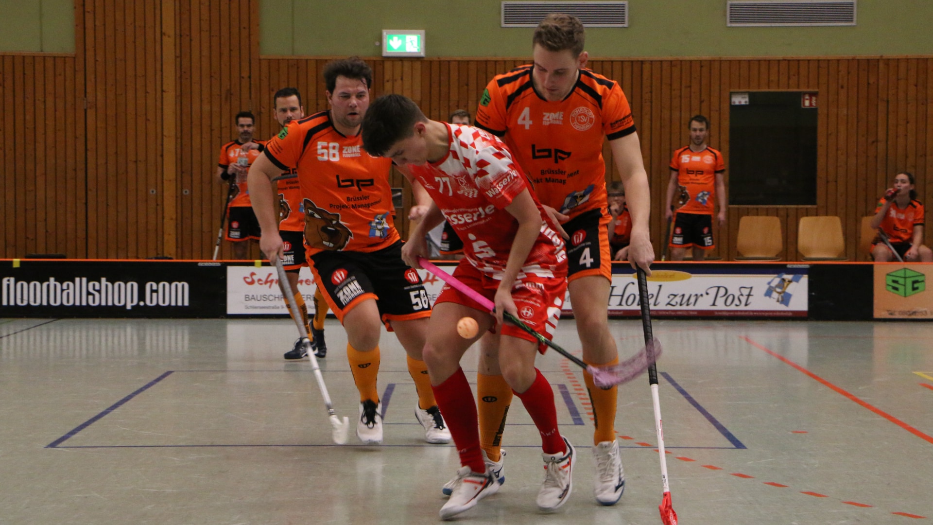Ein umkämpftes Spiel lieferte sich die zweite Mannschaft der Red Hocks mit Gastgeber Rohrdorf. (Foto: Lumberjacks)